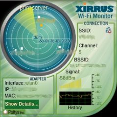 Xirrus-wi-fi-monitor-fenetre-principale.jpg, déc. 2009
