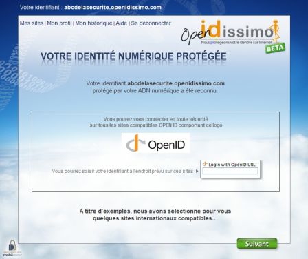 identite numerique idissimo, nov. 2009